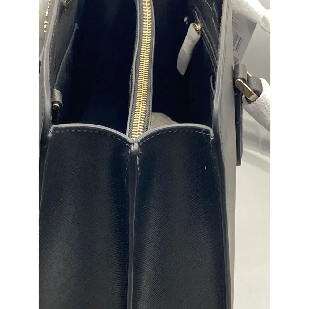 Kate Spade NEW YORK Perry Black Medium Satchel Crossbody Strap NWT $399 Purse‎
